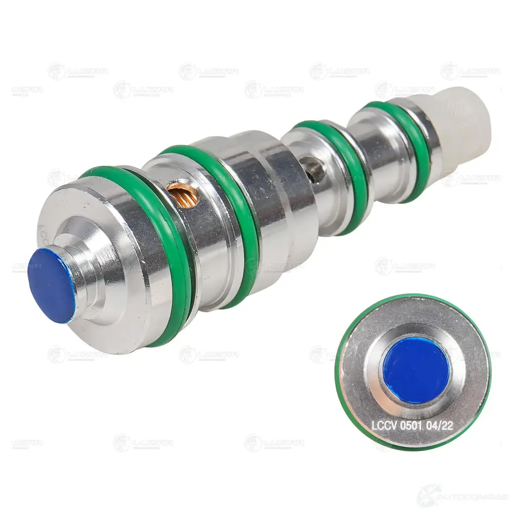 Клапан регулирующий компрессора кондиционера для автомобилей Lacetti (04-) (тип Delphi синий) LUZAR lccv0501 LOO MQO 1440019017 изображение 0
