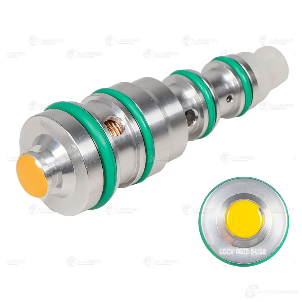 Клапан регулирующий компрессора кондиционера для автомобилей Aveo (02-) (тип Delphi желтый) LUZAR 1440019046 lccv0502 W 4YCGBU изображение 0