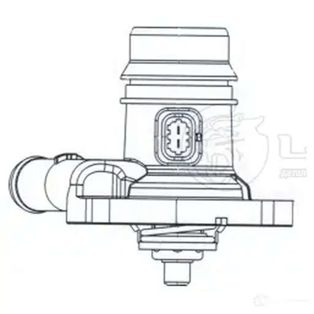 Термостат для автомобилей Opel Astra J (10-)/Corsa D (06-) 1.4T (с корпусом, низкотемпературный 95°С) LUZAR 1440019124 WYDE E lt2130 изображение 2