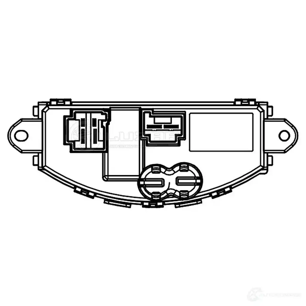 Резистор электровентилятора отопителя для автомобилей BMW 3 (F30) (11-)/X5 (F15) (13-)/X6 (F16) (14-) LUZAR lfr2603 N EY0NQ 1440019241 изображение 3