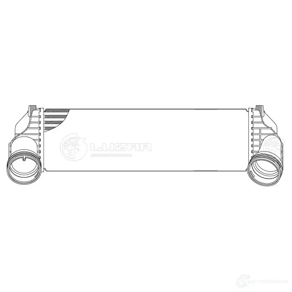 ОНВ (радиатор интеркулера) для автомобилей BMW X5 (E70) (07-)/(F15) (13-) LUZAR HD XBKJ 1440019255 lric2613