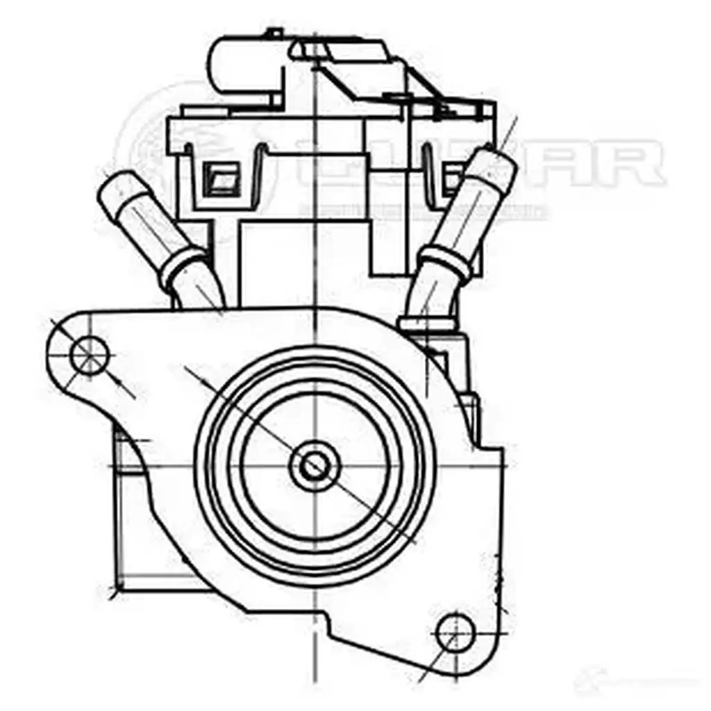 Клапан EGR (рециркуляции отработавших газов) для автомобилей BMW 3 (E90/E91) (06-)/5 (E60/E61) (03-) 2.0D [N47D20] LUZAR J1YZ 85 lveg2601 1440019268 изображение 3