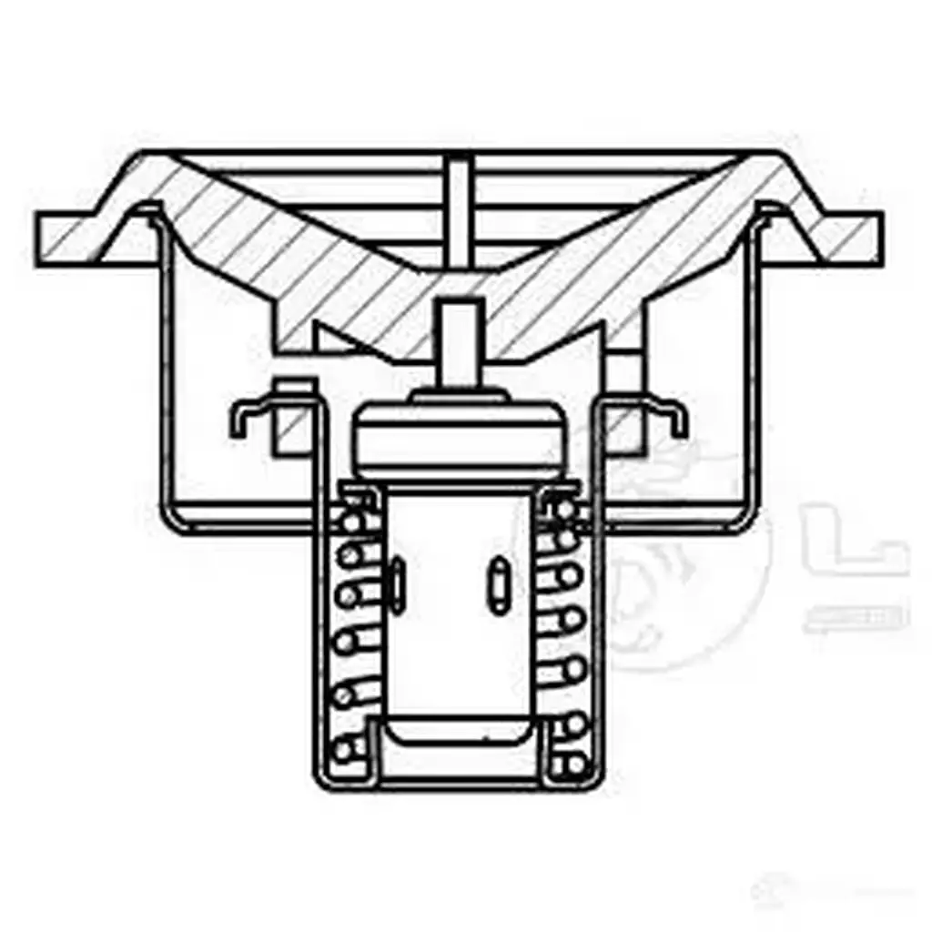 Термостат для автомобилей Renault Trucks Premium II (05-)/Volvo FE/FL (06-) (86°С) (термоэлемент) LUZAR lt0909 2I OE8 1440019312