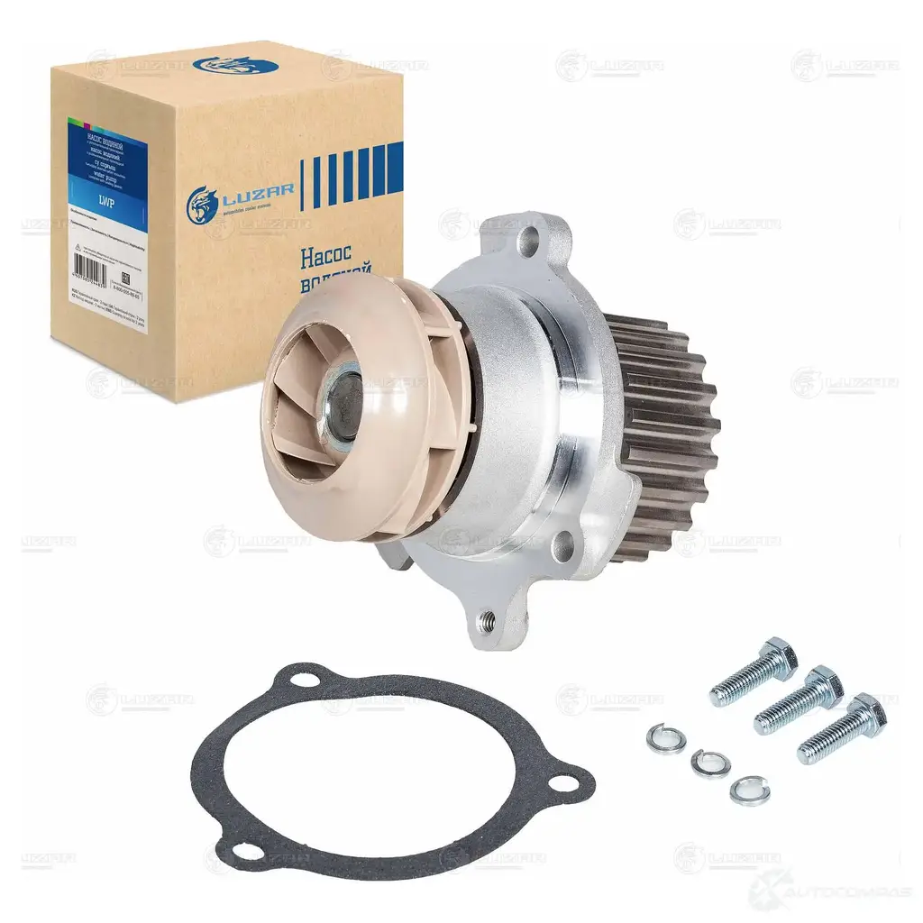 Насос водяной (TURBO) для автомобилей Приора LUZAR 4640009547814 lwp01274 3885639 G5B LHW - Изображение 1