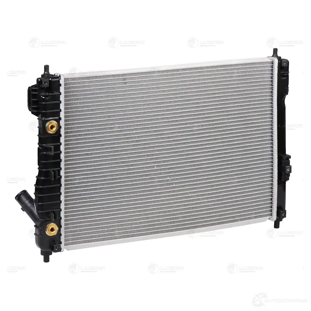 Радиатор охлаждения для автомобилей Aveo T255 (08-) 1.4i AT (паяный) LUZAR ACY YI lrc0503 1440019397 изображение 1
