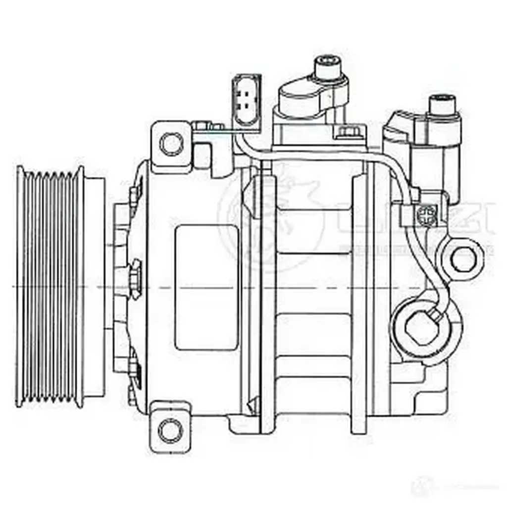 Компрессор кондиционера для автомобилей Touareg (02-)/Q7 (06-) 3.6FSi LUZAR lcac1858 1425585511 I N381 изображение 2