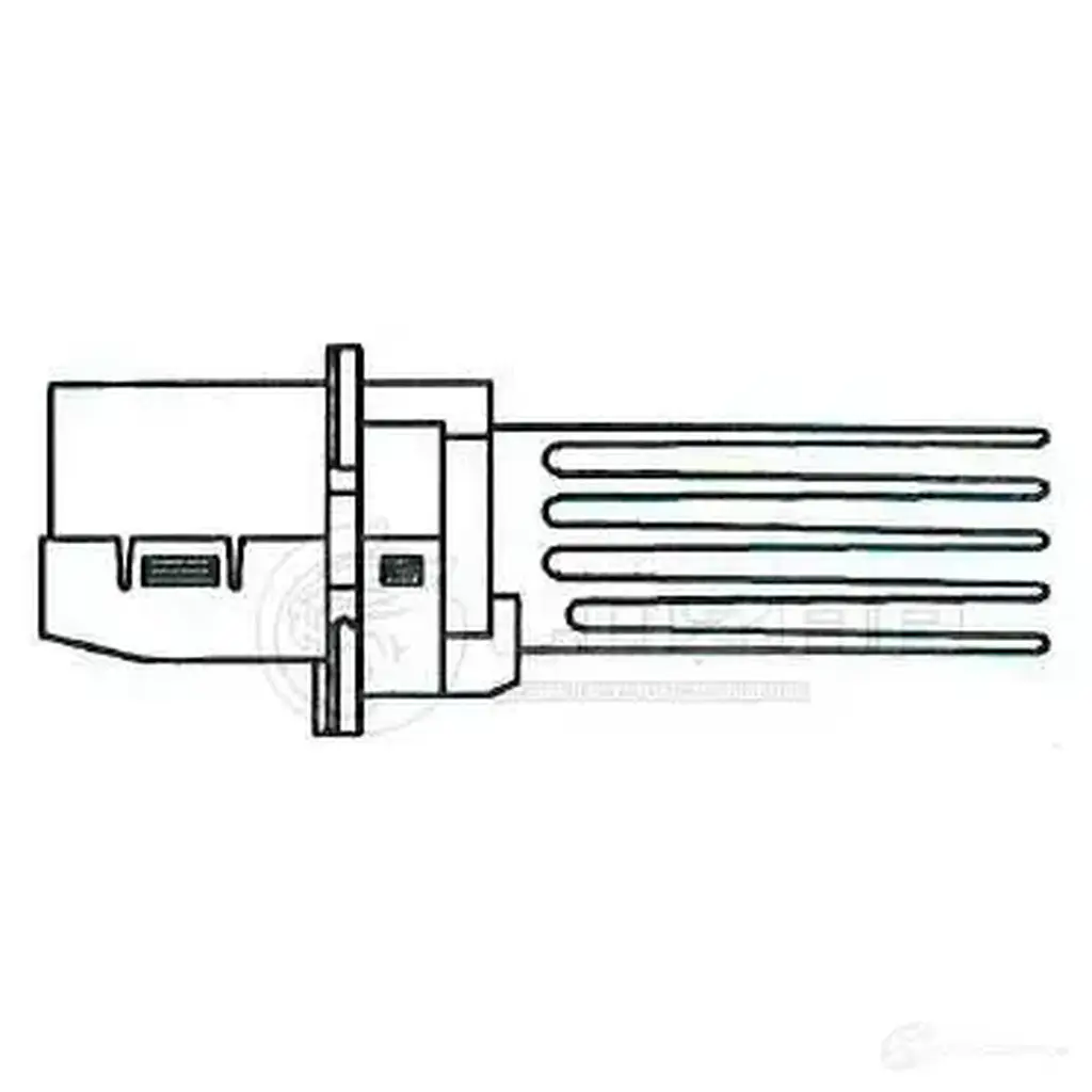 Резистор электровентилятора отопителя для автомобилей Nissan Note (06-)/Megane II (03-) (auto A/C) LUZAR lfr0909 1425585865 5 94VCHY изображение 2
