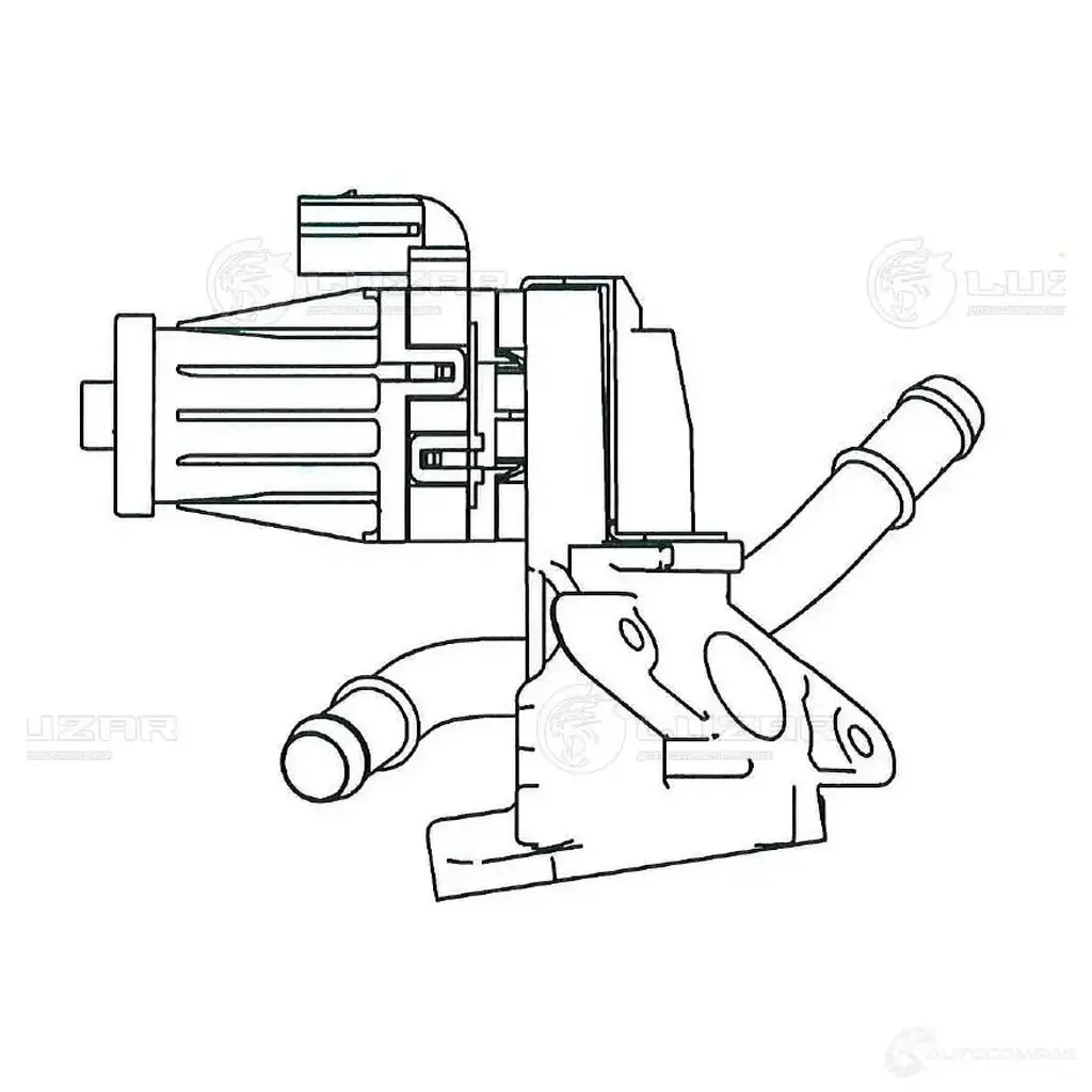 Клапан EGR (рециркуляции отработавших газов) для автомобилей Ford Transit (13-) 2.2D E-5 LUZAR lveg1005 YL9 AIXH 1425585201 изображение 4