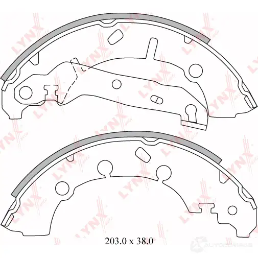 Тормозные колодки LYNXAUTO BS-3001 4905601064740 3639551 SJN7N J изображение 1