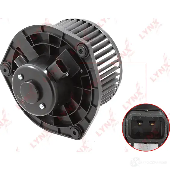 Моторчик вентилятора печки LYNXAUTO I 5QM06 1436960865 RF-1611 - Изображение 1