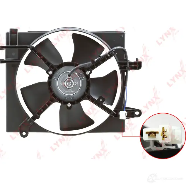 Вентилятор радиатора с кожухом LYNXAUTO rf1180 69 9R9H 1438137418 - Изображение 1