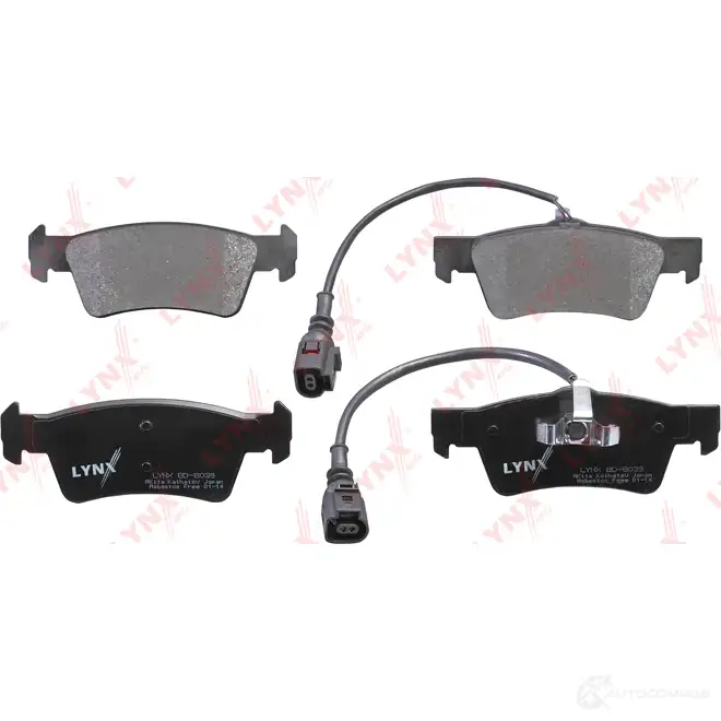 Тормозные колодки дисковые, комплект LYNXAUTO BD-8039 4905601057629 13 JY9OJ 3639531 - Изображение 1