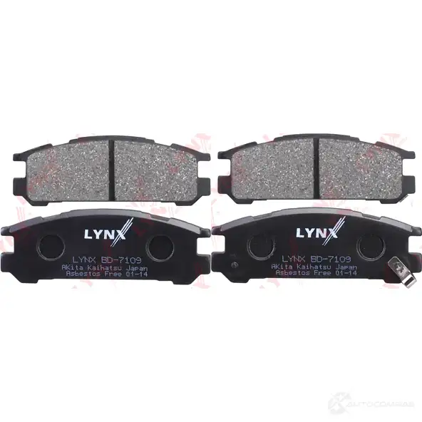 Тормозные колодки дисковые, комплект LYNXAUTO 3639357 N5J8 Q 4905601057650 BD-7109 - Изображение 1