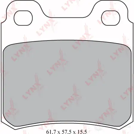 Тормозные колодки дисковые, комплект LYNXAUTO 3639279 WULYFX 7 BD-5909 изображение 0