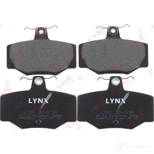 Тормозные колодки дисковые, комплект LYNXAUTO Q7 8UQGX 4905601016084 BD-5736 3639256 изображение 0