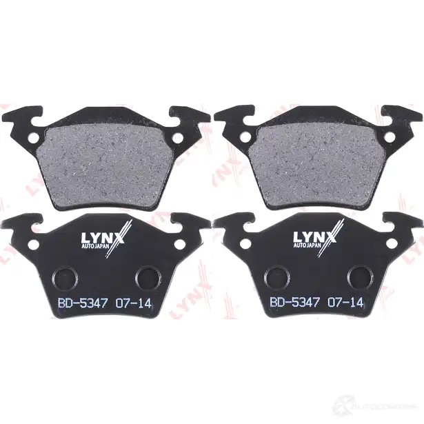 Тормозные колодки дисковые, комплект LYNXAUTO A KKCH 4905601062784 BD-5347 3639186 - Изображение 1