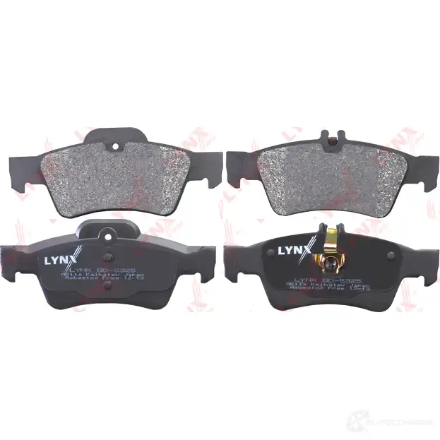 Тормозные колодки дисковые, комплект LYNXAUTO BD-5325 3639164 A IL32 4905601058510 - Изображение 1