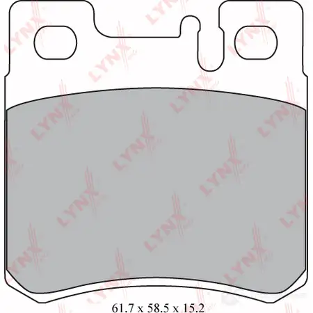 Тормозные колодки дисковые, комплект LYNXAUTO 4905601045459 WN 9NF BD-5314 3639153