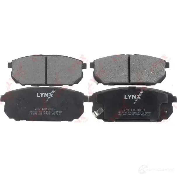 Тормозные колодки дисковые, комплект LYNXAUTO 3639084 4905601032619 BD-4413 J 5972JS - Изображение 1