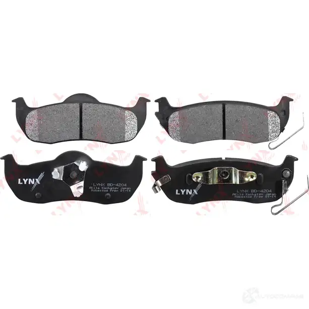 Тормозные колодки дисковые, комплект LYNXAUTO 4905601057667 K4 EAWZ 3639069 BD-4204 - Изображение 1