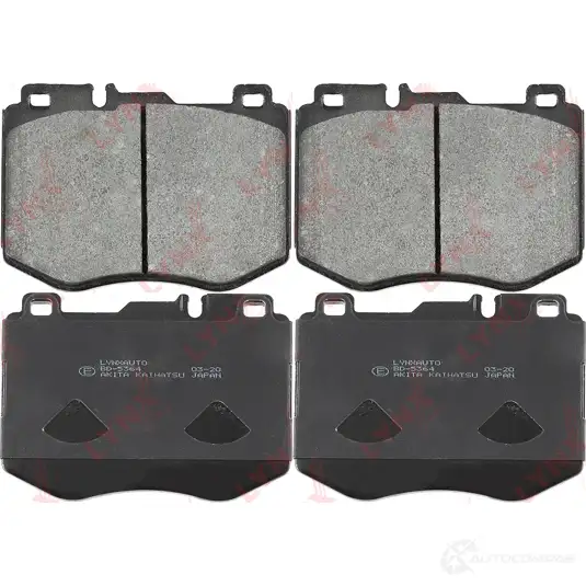 Тормозные колодки дисковые, комплект LYNXAUTO 1436961931 Y2F7E 4 BD-5364
