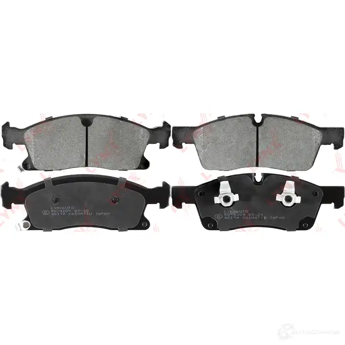 Тормозные колодки дисковые, комплект LYNXAUTO BD-4209 1436961946 AS 429KZ