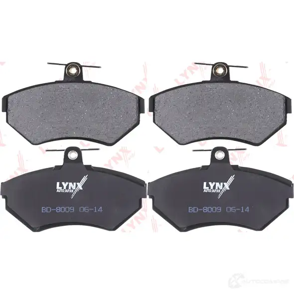 Тормозные колодки дисковые, комплект LYNXAUTO KC QQN0 BD-8009 3639504 4905601064931 - Изображение 1