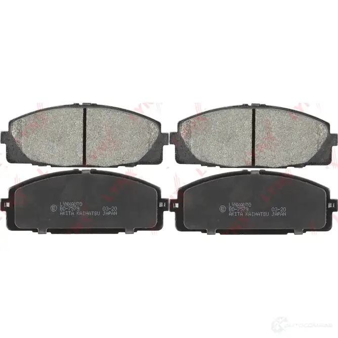 Тормозные колодки дисковые, комплект LYNXAUTO 4103D 6 3639449 BD-7579