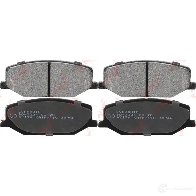 Тормозные колодки дисковые, комплект LYNXAUTO BD-7304 764I TX 3639365