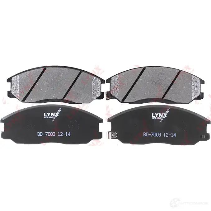 Тормозные колодки дисковые, комплект LYNXAUTO BD-7003 3639348 I5SC F изображение 0