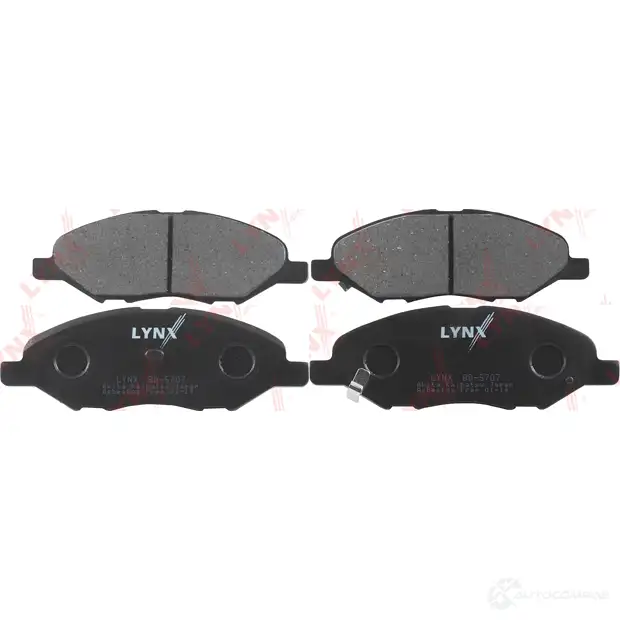 Тормозные колодки дисковые, комплект LYNXAUTO BD-5707 3ZFCI I 4905601010778 3639234 - Изображение 1