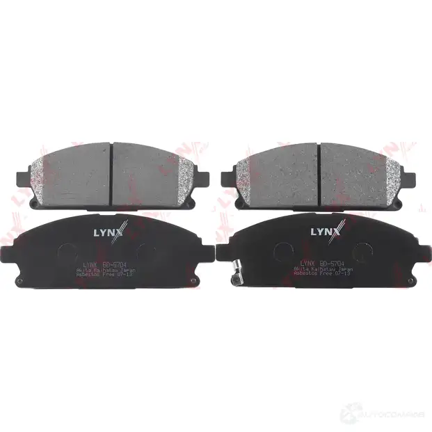Тормозные колодки дисковые, комплект LYNXAUTO 3639231 BD-5704 COHN 7U 4905601010747 - Изображение 1