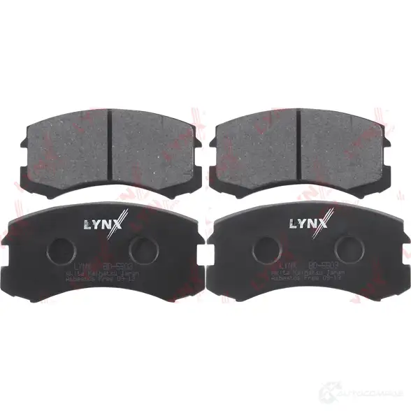 Тормозные колодки дисковые, комплект LYNXAUTO 3639205 BD-5503 R 8J51 4905601011294 - Изображение 1