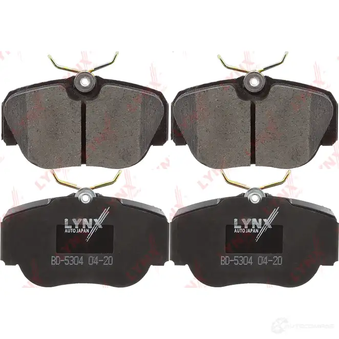 Тормозные колодки дисковые, комплект LYNXAUTO 3639143 4AG 1GE BD-5304 - Изображение 1