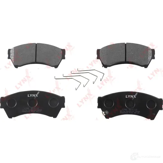Тормозные колодки дисковые, комплект LYNXAUTO 3639126 BD-5118 4905601049877 MD ZG5Y - Изображение 1