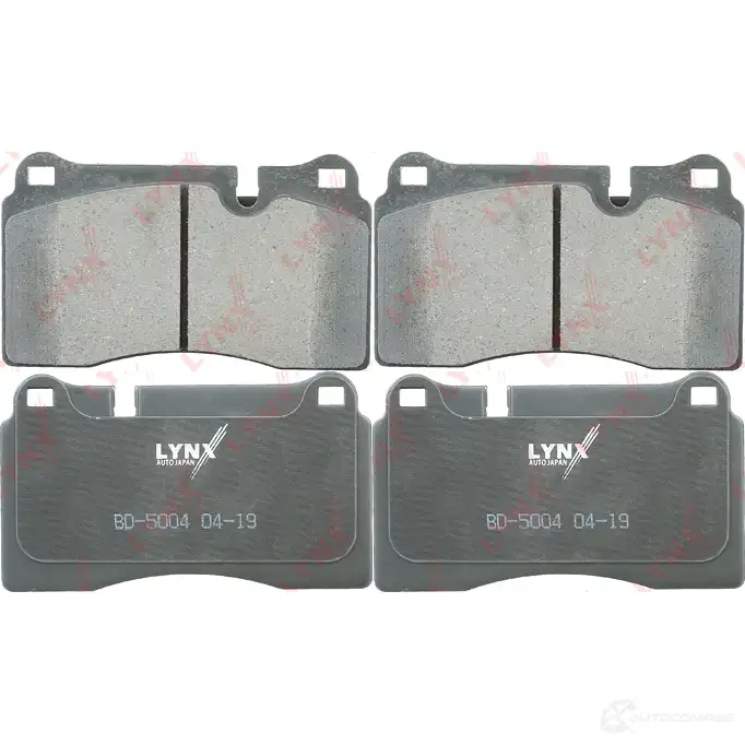 Тормозные колодки дисковые, комплект LYNXAUTO 3639101 BD-5004 ZMZ 381I - Изображение 1