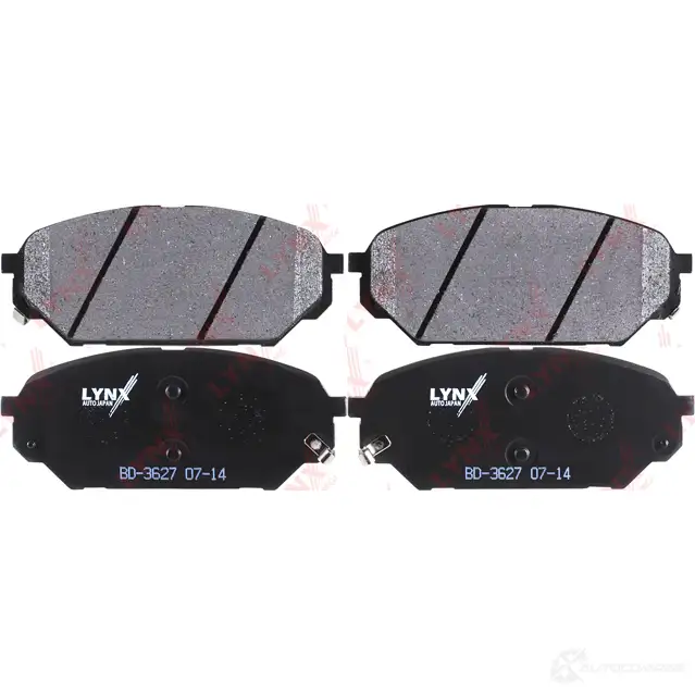 Тормозные колодки дисковые, комплект LYNXAUTO 21E708 4 4905601062302 3639053 BD-3627 - Изображение 1