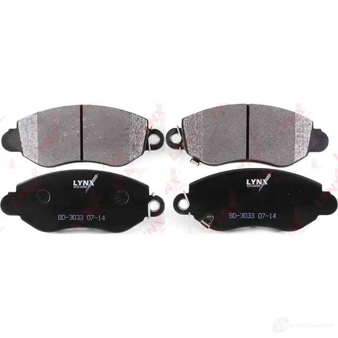 Тормозные колодки дисковые, комплект LYNXAUTO 3638987 Z NZ91D BD-3033 4905601063033 - Изображение 1