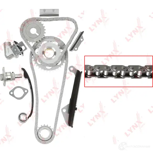 Комплект цепи ГРМ LYNXAUTO 1268806287 49E WIC TK-0152
