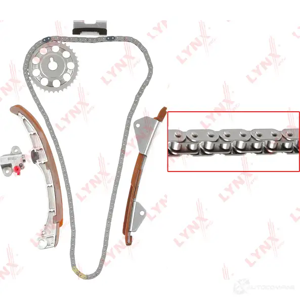 Комплект цепи ГРМ LYNXAUTO Q7B3 O 1268804949 TK-0102