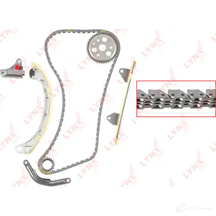 Комплект цепи ГРМ LYNXAUTO TK-0068 1268804211 Y VWOV