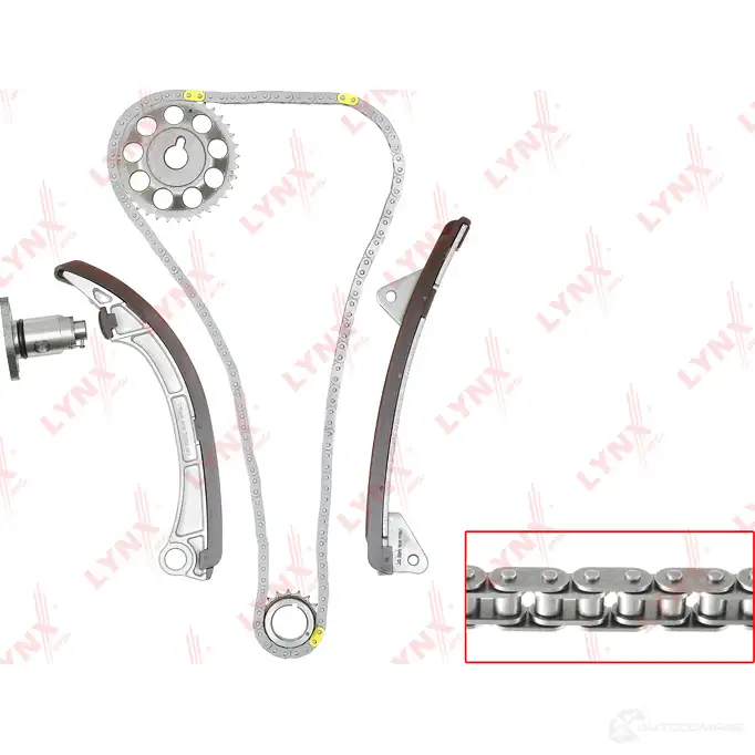 Комплект цепи ГРМ LYNXAUTO 1268803399 TK-0038 ADA IM
