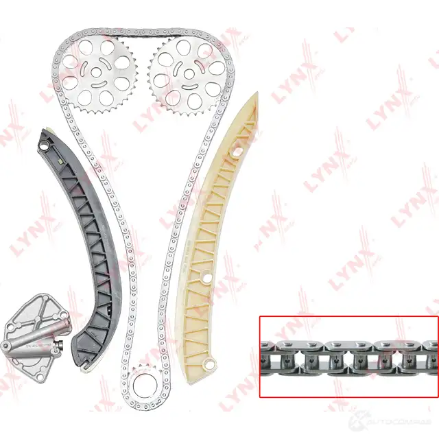 Комплект цепи ГРМ LYNXAUTO TK-0004 1268802363 0 JA3IB5