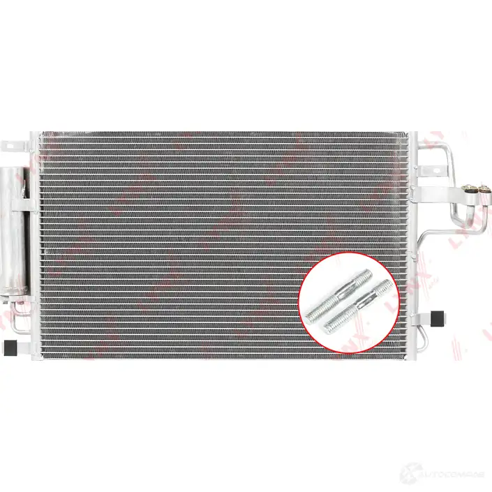 Радиатор кондиционера LYNXAUTO RC-0052 1436960394 5VDMK ND - Изображение 1