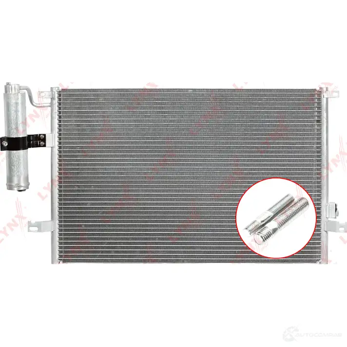 Радиатор кондиционера с осушителем LYNXAUTO 1438135690 rc0028 WS0 V9