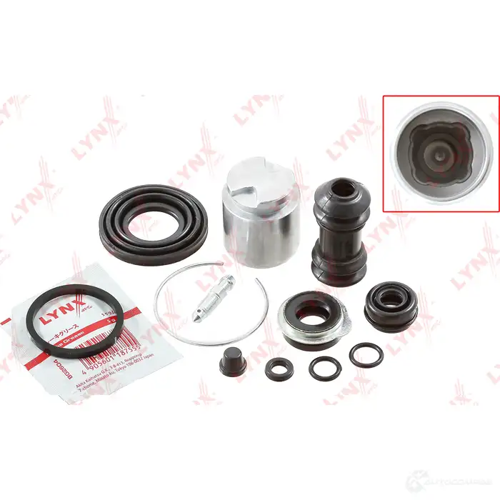 Ремкомплект суппорта с поршнем заднего LYNXAUTO 1RV GE2Z 1438136486 bc6053