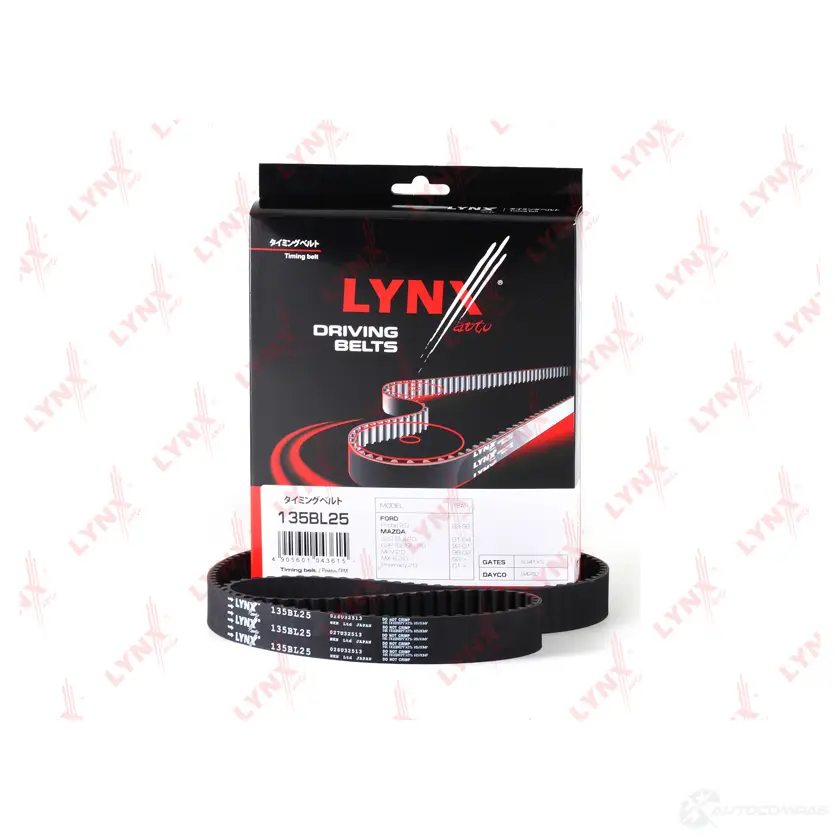 Ремень ГРМ LYNXAUTO 3637791 135BL25 4905601043615 OUPJL 1