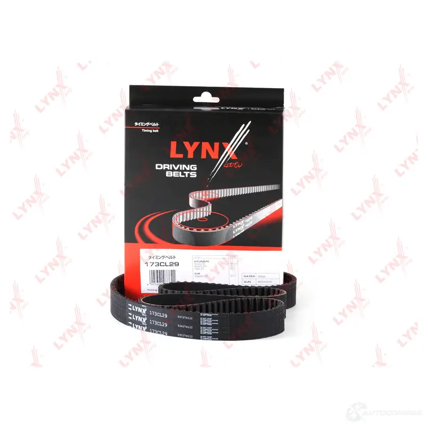 Ремень ГРМ LYNXAUTO E3GXVL E 3637981 4905601037621 173CL29