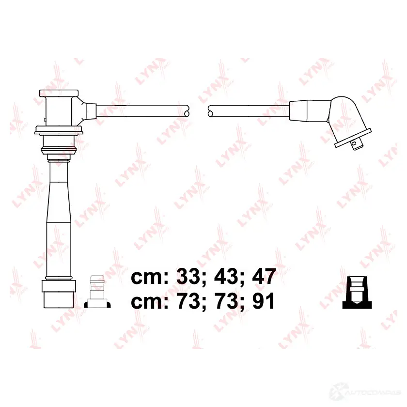 Высоковольтные провода зажигания LYNXAUTO HL RNDOE 4905601019344 SPC4408 3655068