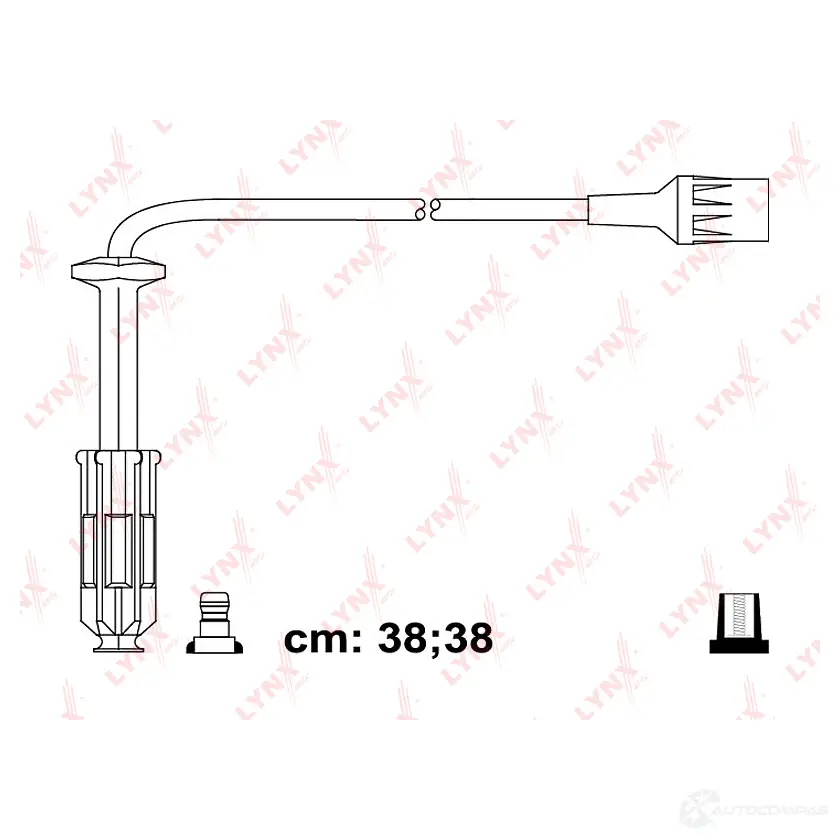 Высоковольтные провода зажигания LYNXAUTO SPC5328 XOI GBSN 3655150 изображение 0